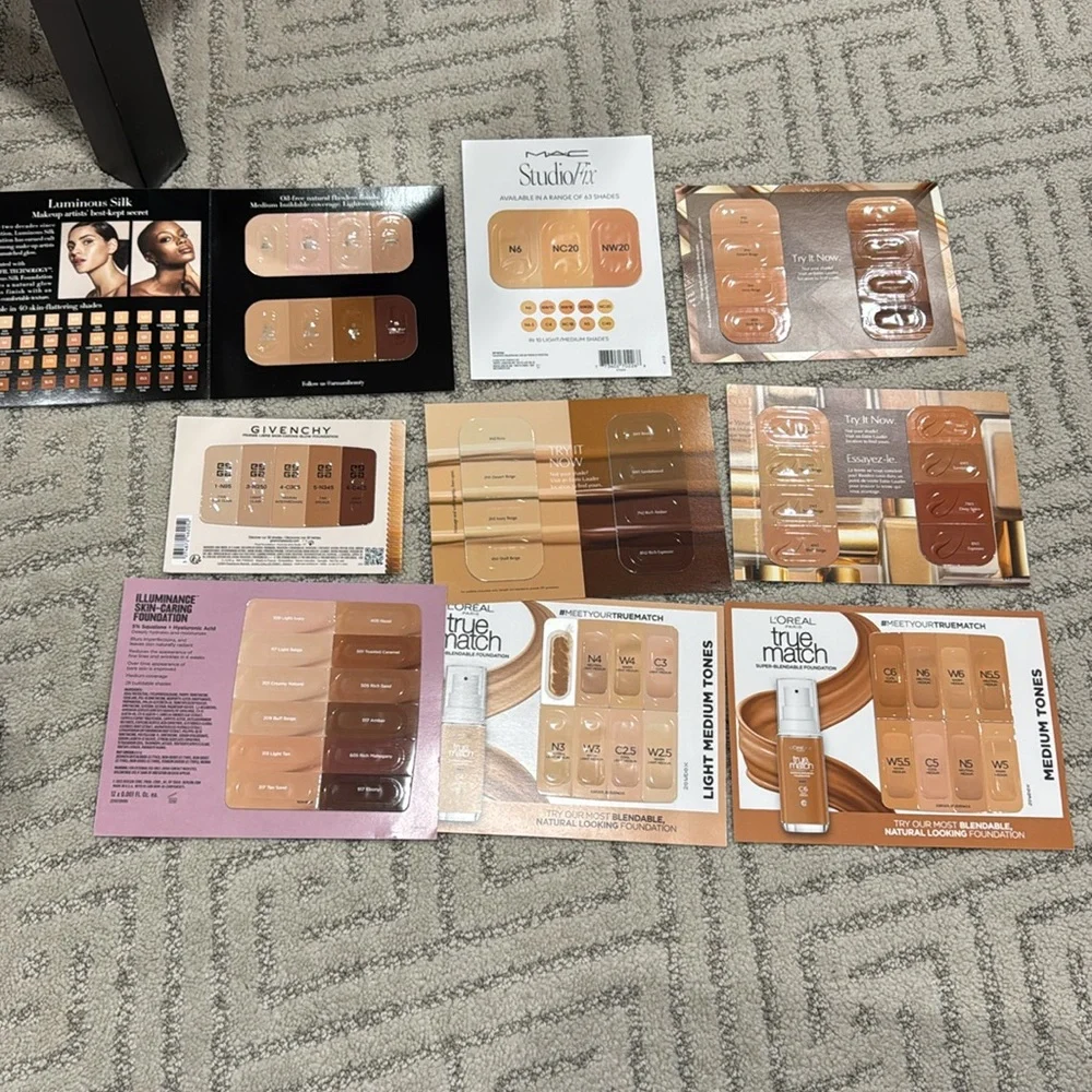 Various Foundation Sample Sales